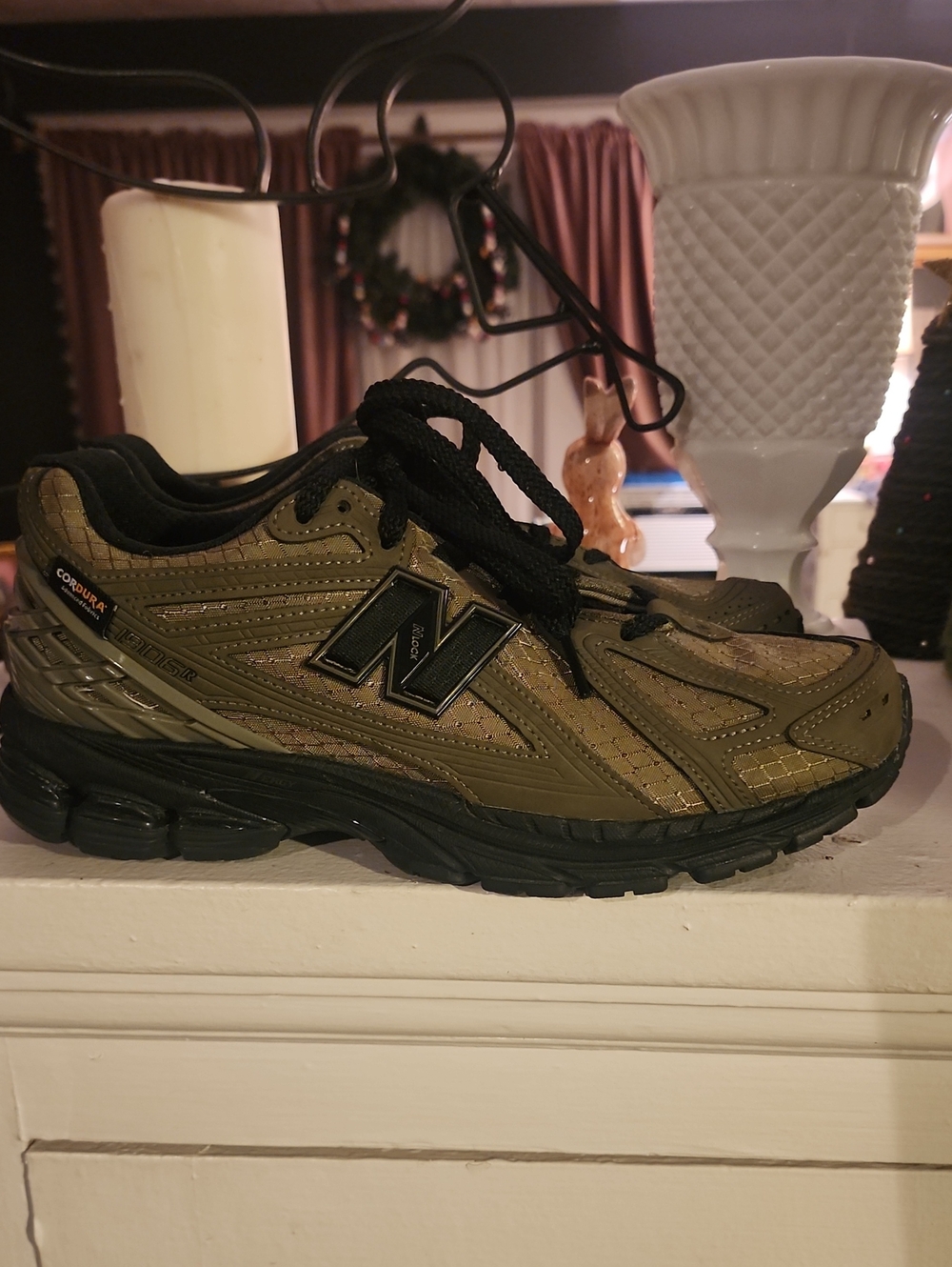 New Balance 1906R Cordura Army Green and Black Trail Running Shoe